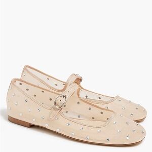 J. Crew Beige Polka Dot Flats